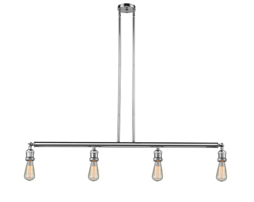 Bare Bulb - 4 Light - 48 inch - Polished Chrome - Stem Hung - Island Light (214-PC)