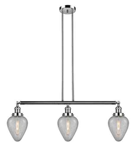 Geneseo - 3 Light - 38 inch - Polished Nickel - Stem Hung - Island Light (213-PN-G165)