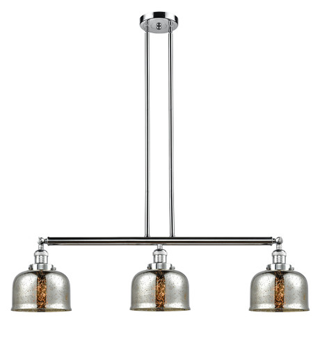 Bell - 3 Light - 41 inch - Polished Chrome - Stem Hung - Island Light (213-PC-G78-LED)