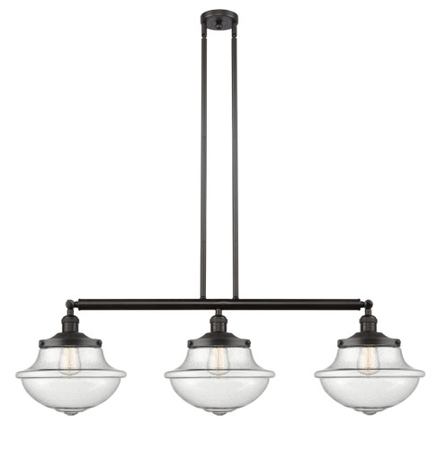 Oxford - 3 Light - 42 inch - Oil Rubbed Bronze - Stem Hung - Island Light (213-OB-G544)
