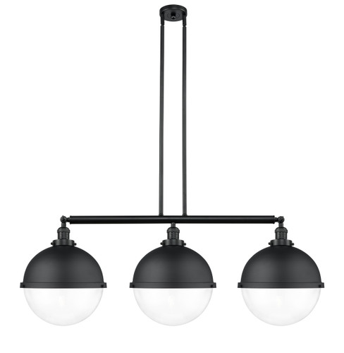 Hampden - 3 Light - 45 inch - Matte Black - Stem Hung - Island Light (213-BK-HFS-122-BK)