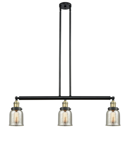 Bell - 3 Light - 38 inch - Black Antique Brass - Stem Hung - Island Light (213-BAB-G58)