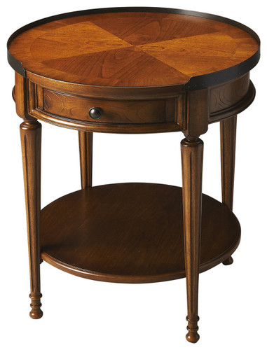 Sampson Olive Ash Burl Accent Table (2311101)