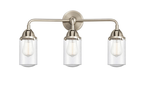 Dover - 3 Light - 23 inch - Brushed Satin Nickel - Bath Vanity Light (288-3W-SN-G314-LED)