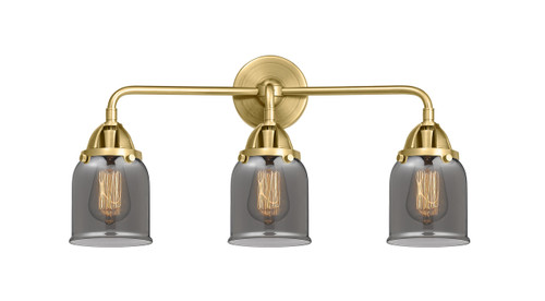 Bell - 3 Light - 23 inch - Satin Gold - Bath Vanity Light (288-3W-SG-G53)
