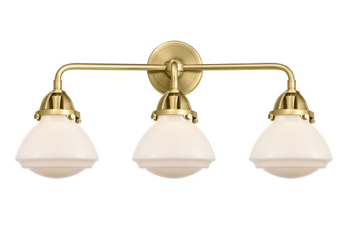 Olean - 3 Light - 25 inch - Satin Gold - Bath Vanity Light (288-3W-SG-G321-LED)