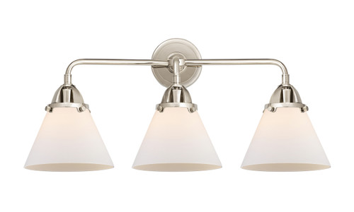 Cone - 3 Light - 26 inch - Polished Nickel - Bath Vanity Light (288-3W-PN-G41-LED)