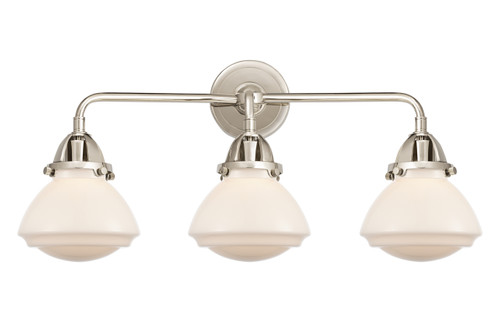Olean - 3 Light - 25 inch - Polished Nickel - Bath Vanity Light (288-3W-PN-G321)