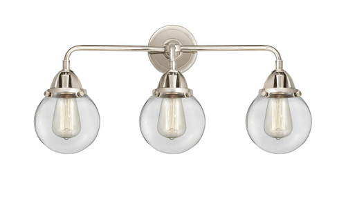 Beacon - 3 Light - 24 inch - Polished Nickel - Bath Vanity Light (288-3W-PN-G202-6-LED)