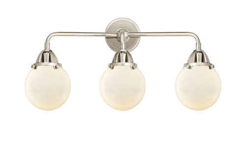 Beacon - 3 Light - 24 inch - Polished Nickel - Bath Vanity Light (288-3W-PN-G201-6-LED)