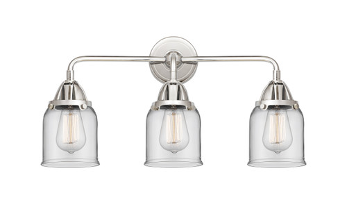 Bell - 3 Light - 23 inch - Polished Chrome - Bath Vanity Light (288-3W-PC-G52)