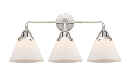 Cone - 3 Light - 26 inch - Polished Chrome - Bath Vanity Light (288-3W-PC-G41)