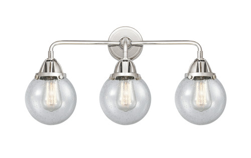 Beacon - 3 Light - 24 inch - Polished Chrome - Bath Vanity Light (288-3W-PC-G204-6-LED)