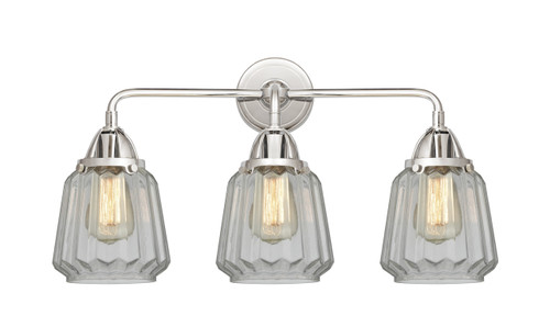 Chatham - 3 Light - 24 inch - Polished Chrome - Bath Vanity Light (288-3W-PC-G142)
