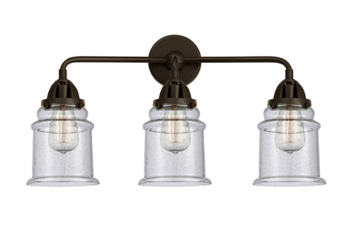 Canton - 3 Light - 24 inch - Oil Rubbed Bronze - Bath Vanity Light (288-3W-OB-G184)