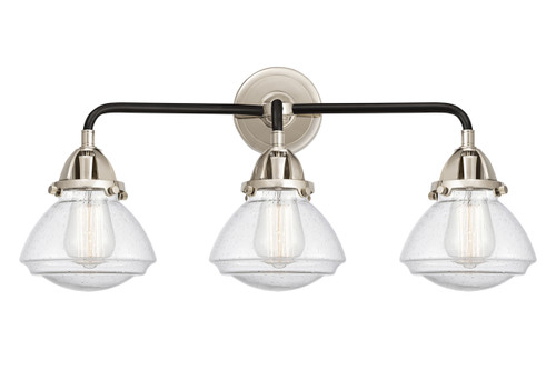 Olean - 3 Light - 25 inch - Black Polished Nickel - Bath Vanity Light (288-3W-BPN-G324)