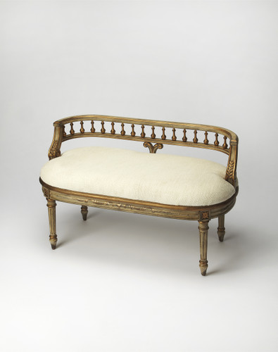 Mansfield Guilded Cream Bench (2625238)