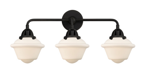 Oxford - 3 Light - 26 inch - Matte Black - Bath Vanity Light (288-3W-BK-G531)