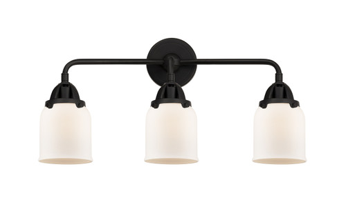 Bell - 3 Light - 23 inch - Matte Black - Bath Vanity Light (288-3W-BK-G51)