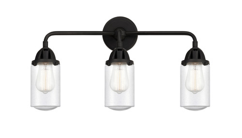 Dover - 3 Light - 23 inch - Matte Black - Bath Vanity Light (288-3W-BK-G314-LED)