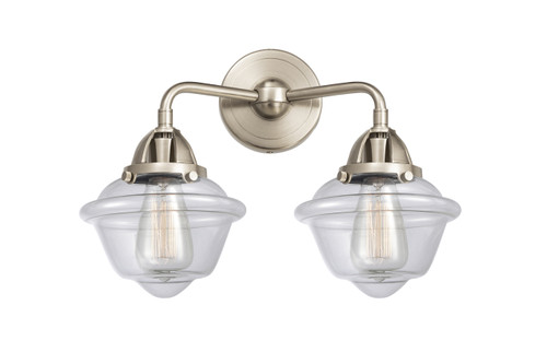 Oxford - 2 Light - 16 inch - Brushed Satin Nickel - Bath Vanity Light (288-2W-SN-G532)