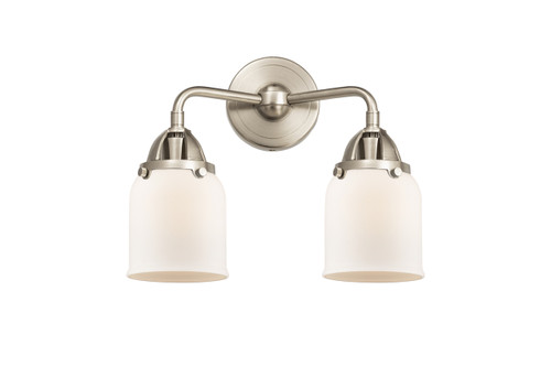 Bell - 2 Light - 13 inch - Brushed Satin Nickel - Bath Vanity Light (288-2W-SN-G51)