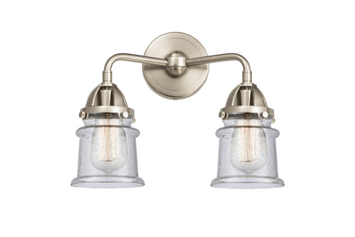 Canton - 2 Light - 13 inch - Brushed Satin Nickel - Bath Vanity Light (288-2W-SN-G184S-LED)