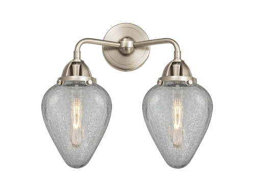 Geneseo - 2 Light - 15 inch - Brushed Satin Nickel - Bath Vanity Light (288-2W-SN-G165-LED)