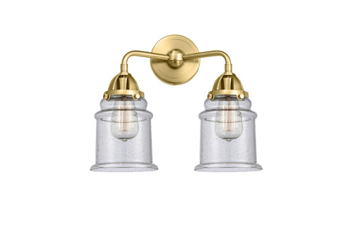 Canton - 2 Light - 14 inch - Satin Gold - Bath Vanity Light (288-2W-SG-G184)