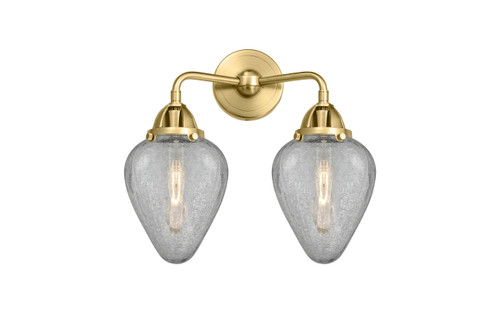 Geneseo - 2 Light - 15 inch - Satin Gold - Bath Vanity Light (288-2W-SG-G165-LED)