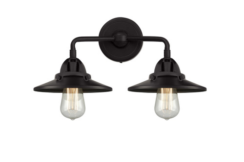 Railroad - 2 Light - 16 inch - Oil Rubbed Bronze - Bath Vanity Light (288-2W-OB-M5-OB)