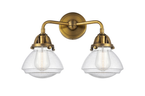 Olean - 2 Light - 15 inch - Brushed Brass - Bath Vanity Light (288-2W-BB-G324-LED)