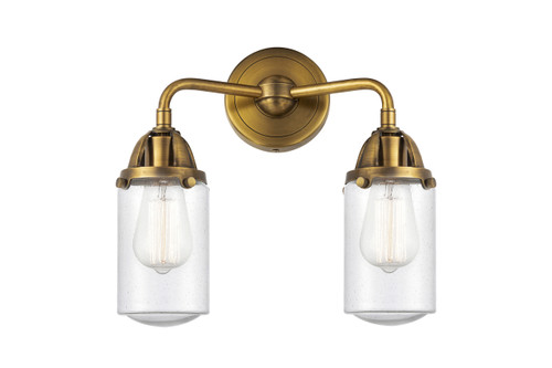 Dover - 2 Light - 13 inch - Brushed Brass - Bath Vanity Light (288-2W-BB-G314)
