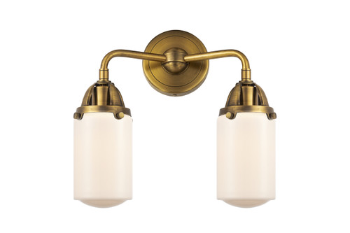 Dover - 2 Light - 13 inch - Brushed Brass - Bath Vanity Light (288-2W-BB-G311)
