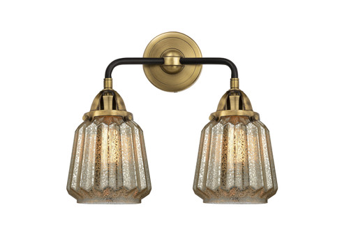 Chatham - 2 Light - 14 inch - Black Antique Brass - Bath Vanity Light (288-2W-BAB-G146)
