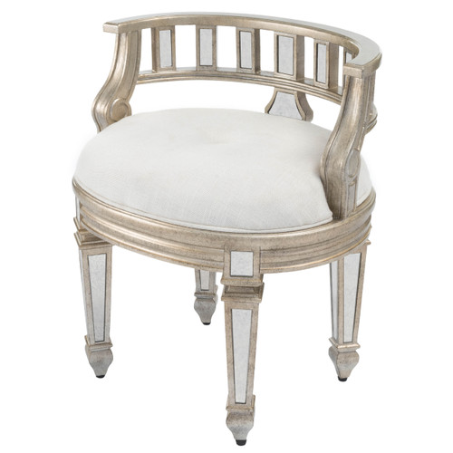 Rebecca Mirrored Vanity Stool (3762146)