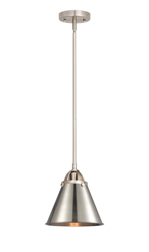 Appalachian - 1 Light - 8 inch - Brushed Satin Nickel - Cord hung - Mini Pendant (288-1S-SN-M13-SN)