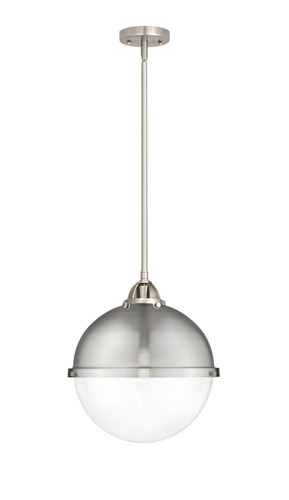 Hampden - 1 Light - 13 inch - Brushed Satin Nickel - Cord hung - Pendant (288-1S-SN-HFS-122-SN)