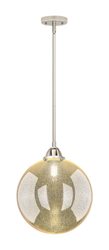 Beacon - 1 Light - 12 inch - Polished Nickel - Cord hung - Mini Pendant (288-1S-PN-G208-12)