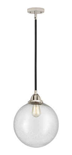 Beacon - 1 Light - 12 inch - Black Polished Nickel - Cord hung - Mini Pendant (288-1S-BPN-G204-12-LED)