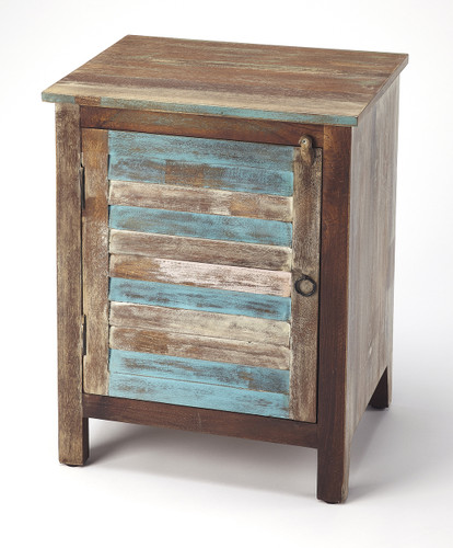 Rustic Shutter Painted Accent Cabinet (5317290)