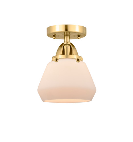Fulton - 1 Light - 7 inch - Satin Gold - Semi-Flush Mount (288-1C-SG-G171)