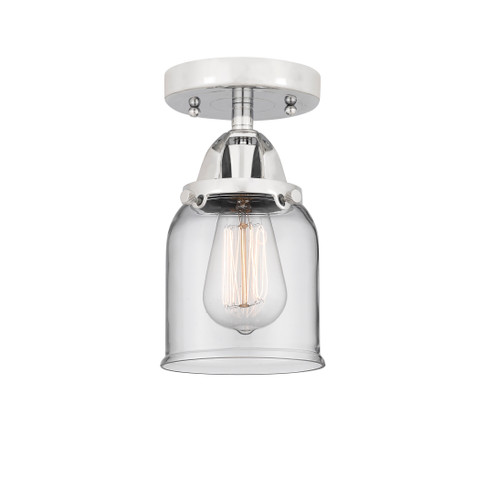 Bell - 1 Light - 5 inch - Polished Chrome - Semi-Flush Mount (288-1C-PC-G52)