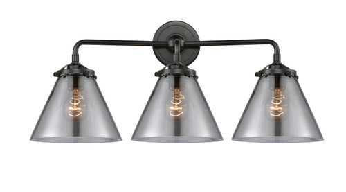 Cone - 3 Light - 26 inch - Oil Rubbed Bronze - Bath Vanity Light (284-3W-OB-G43-LED)
