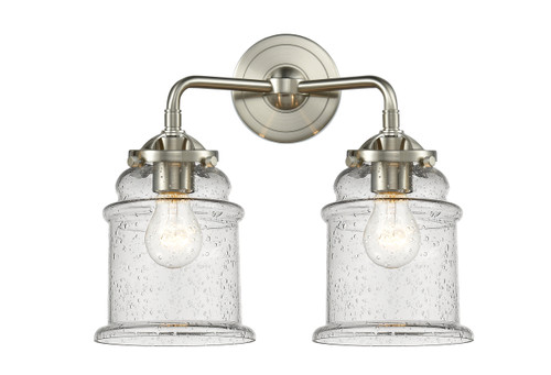 Canton - 2 Light - 14 inch - Brushed Satin Nickel - Bath Vanity Light (284-2W-SN-G184)