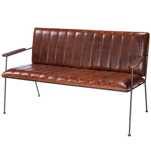 Phoenix Leather & Metal Bench (5482330)