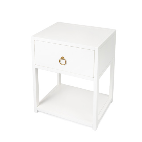 Lark White End Table (5384304)