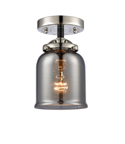 Bell - 1 Light - 5 inch - Black Polished Nickel - Semi-Flush Mount (284-1C-BPN-G53)