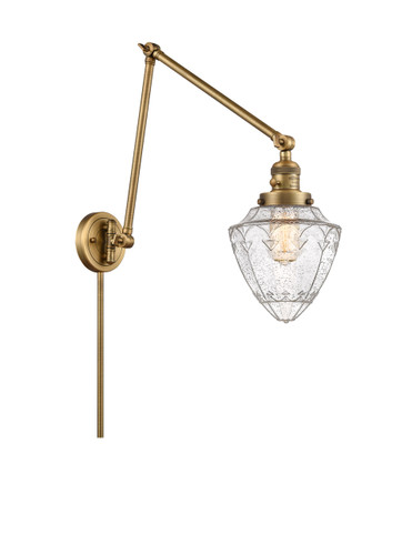 Bullet - 1 Light - 7 inch - Brushed Brass - Swing Arm (238-BB-G664-7-LED)