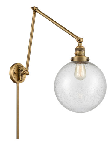 Beacon - 1 Light - 10 inch - Brushed Brass - Swing Arm (238-BB-G204-10)